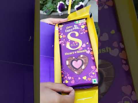 Cadbury Dairy Milk Silk Heart Blush ❤️ Valentine's Special Chocolate 🍫 #shorts #trending #viral