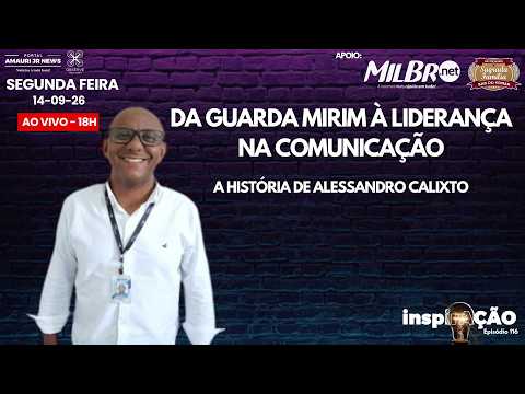 AO VIVO | Alessandro Calixto: Do Jornal Impresso à Direção do Rádio e Comunicação Regional