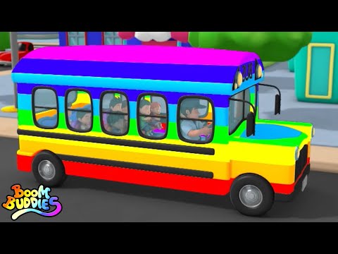 Räder auf dem Bus Gehen Rund und Rund Vorschu Gedichte für Kleinkinder
