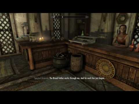 Skyrim Special Edition Legendary difficulty- Invisible Assassin part 17 - The Emperor is a cool dude