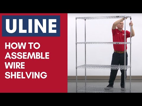 How to Assemble Wire Shelving Storage Racks