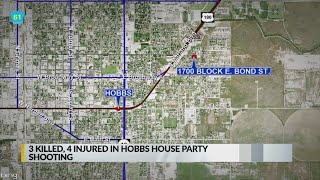 Hobbs Police investigate shooting that kills 3, injures 4