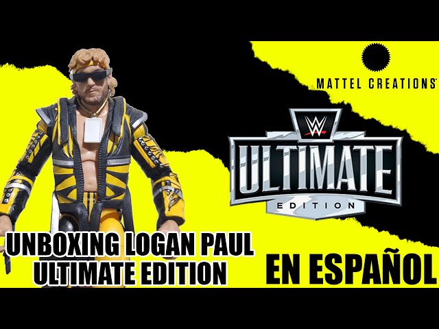 Vídeo relacionado con Mattel WWE Ultimate Edition - Juego de figuras de acción y accesorios, Logan Paul de 6 pulgadas coleccionable con cabezas y manos intercambiables, 30 puntos de articulación