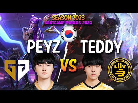 GEN Peyz vs LSB Teddy - Peyz KAI'SA vs Teddy APHELIOS ADC - Patch 13.21 KR Ranked