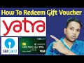 How Redeem Yatra Gift Voucher SBI Card | Book Flights tickets by using Yatra Gift Voucher 🎁