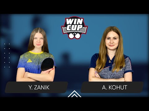 18:00 Yulianna Zanik - Alina Kohut 22.10.2024 WINCUP Women Star. TABLE 1