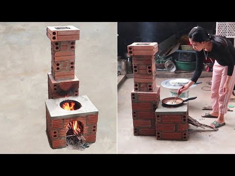 DIY Firewood Stove | Great Smoke-Free Wood Stove Construction Ideas