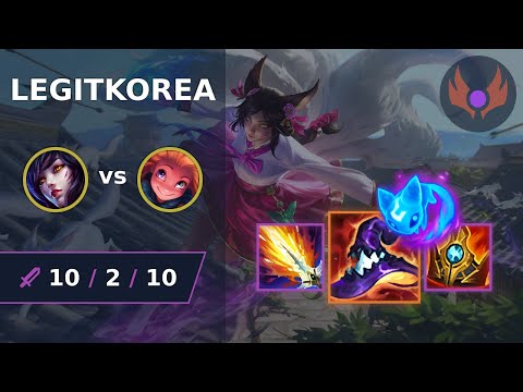 [ LegitKorea ] Ahri MID vs Zoe | NA MASTER | LOL Season 2024