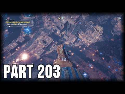 Assassin’s Creed Origins - 100% Walkthrough Part 203 PS4] – Side Quest: Khepri’s Amulet