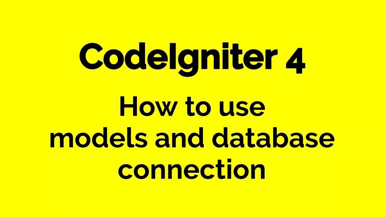 CodeIgniter 4 HMVC - How to use models and database connection in CodeIgniter 4