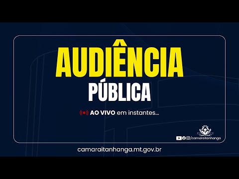 Audiência Pública – PPA 2026-2029 | Câmara Municipal de Itanhangá