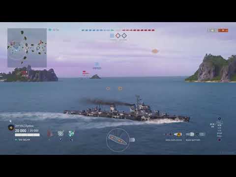 "First" Game in The Neustrashimy And Delny . World of Warships Legends