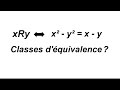 Comment trouver les classes d'équivalence d'une relation d'équivalence