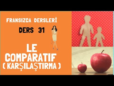 French Lessons 31: Le Comparatif (Comparison) | I am learning french