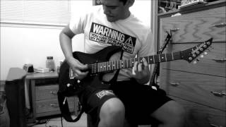 Misery&#39;s Crown - Dark Tranquility Guitar Lesson &amp; Cover HD
