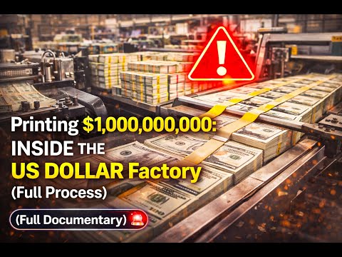 Printing $1,000,000,000: Inside the US Dollar Factory (Full Process)