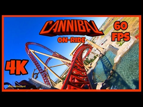 Cannibal On-ride Front Seat 60 FPS (4K POV) Lagoon Amusement Park