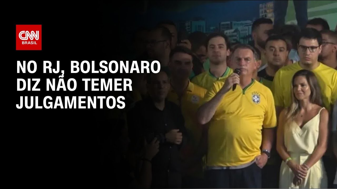 Bolsonaro diz não ter “medo de julgamentos” | AGORA CNN