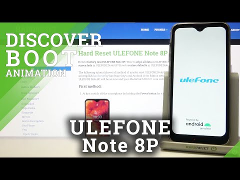 ULEFONE Note 8P Boot Animation | Welcome Logo