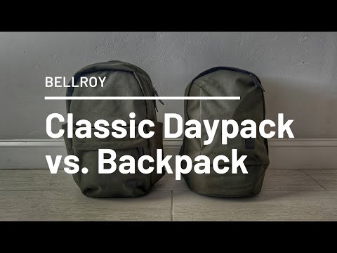 NEW Bellroy Classic Daypack vs. Backpack (V3) - What’s the Difference?