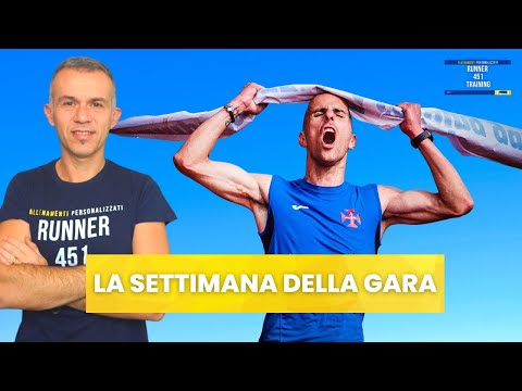 Basta fare queste cose i GIORNI prima della GARA!