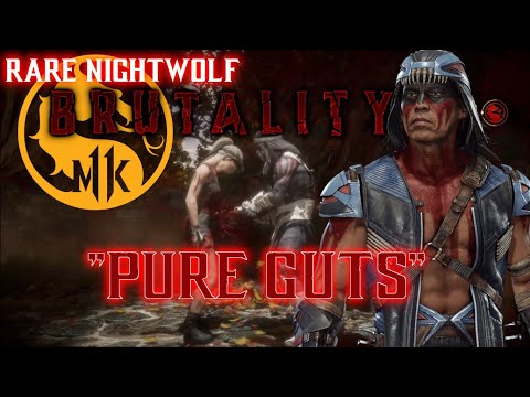"Pure Guts" Rare Brutality Nightwolf Mortal Kombat 11
