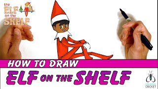 How to Draw Elf on the Shelf Step by Step - Easy Art Lesson