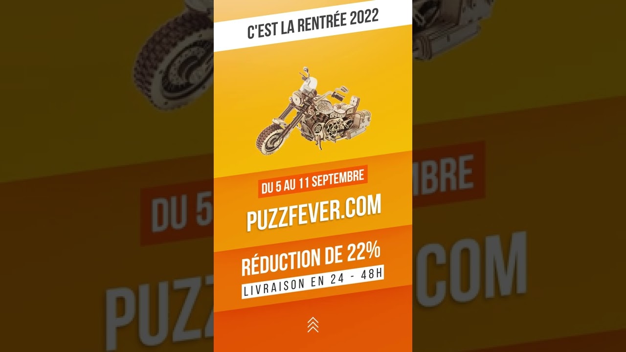 Puzzle 3D en bois Robotime & ROKR à -22%
