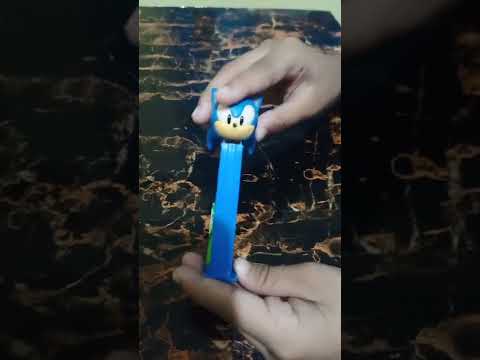 🌈SONIC PEZ EMPTY DISPENSER|Chaz&Champ Stories|#Short Video