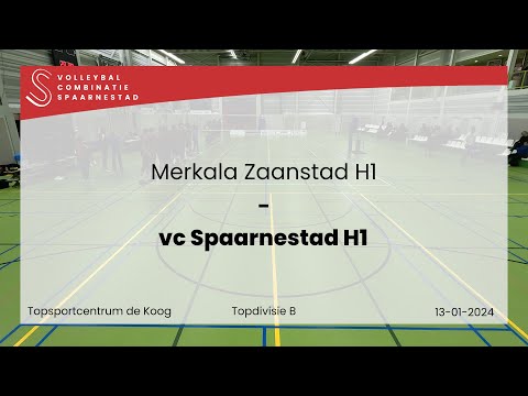 13 Jan 24 - Merkala Zaanstad H1 vs vc Spaarnestad H1
