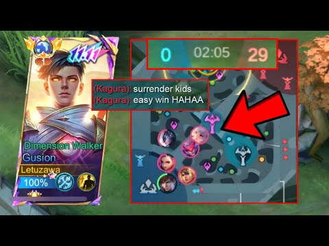 HOW TO ACTUALLY COMEBACK IN RANK USING GUSION (ft. arrogant enemy)