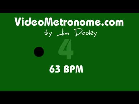 63 BPM Human Voice Metronome by Jim Dooley