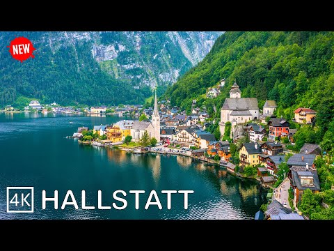 Hallstatt Austria 🇦🇹 Europe's Most Beautiful Village ,4K 60p
