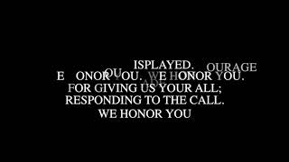 We Honor You - Lyric Video