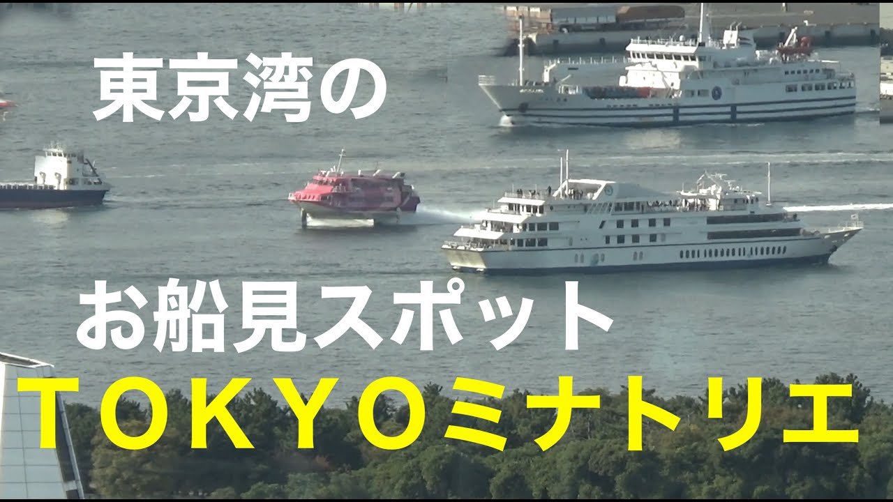 東京港が一望！　地上100Mからの眺望　ミナトリエでお船見