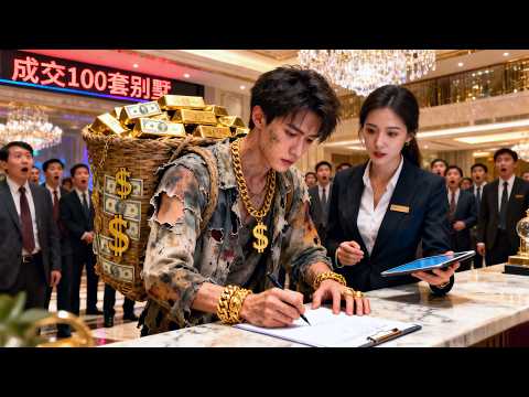 窮銷售員穿工裝去買房被經理羞辱像乞丐，只有小姑娘耐心接待，殊不知他是世界首富獨子，手握千億家產，當場全款掃光整棟樓，小姑娘直接升銷售總監！#短劇 #短劇全集 #短劇推薦 #drama #逆襲 #情感