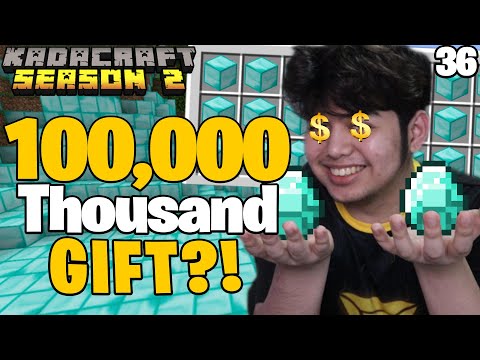 KadaCraft 2 #36 | Giving ₱100,000 To Spend On Minecraft (MERRY CHRISTMAS)