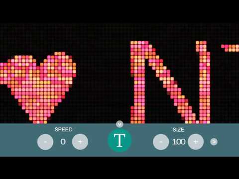 LED Scrolling Display 4k Video