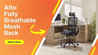 Alto Mesh Office Chair - Fully Breathable Mesh Seat & Backrest