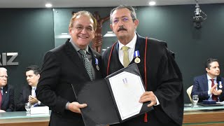 TCE-RN entrega Medalha do Mérito Dinarte Mariz ao presidente do Sinmed
