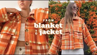 DIY // Blanket Jacket