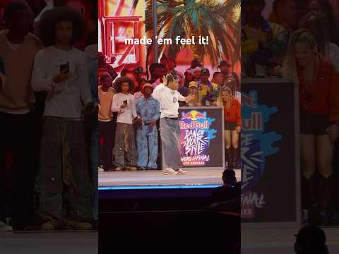 came to get down! 🎵David "The Crown" Stalter Jr. 🎤 @JustinTimberlake  #redbulldanceyourstyle