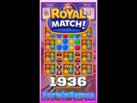 Royal Match Level 1936 - No Boosters Gameplay