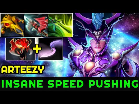 Arteezy [Luna] Unbelievable Play Insane Speed Push 7.23 Dota 2