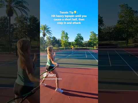 Kinsey Crawford - Heavy Topspin Rally. #TENNIS #SHORTS