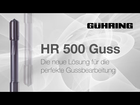 HR500 GUSS Reibahle - für die perfekte Gussbearbeitung