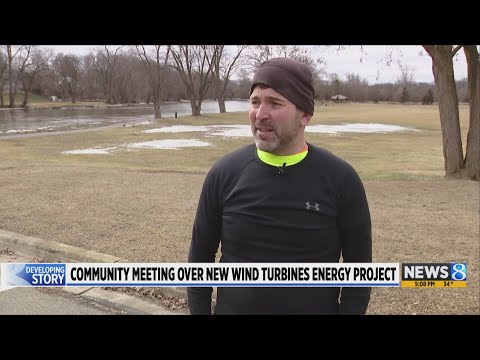 Community meeting over new wind turbines energy project