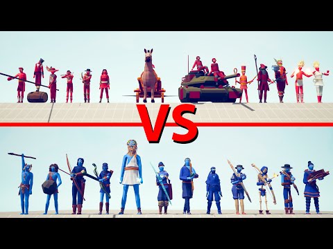 LEGACY Team vs RANGED Team - Totally Accurate Battle Simulator TABS