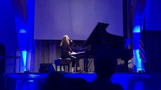 Sara Bareilles performs “Armor” at the NYC Swing Left Rally