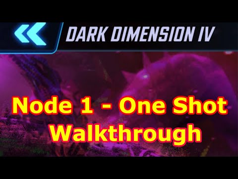 Dark Dimension 4 - Node 1 One Shot | Guide & Walkthrough | DD4 Node 1 | Marvel Strike Force - FTP